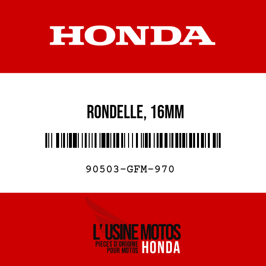 image de 90503-GFM-970 RONDELLE, 16MM