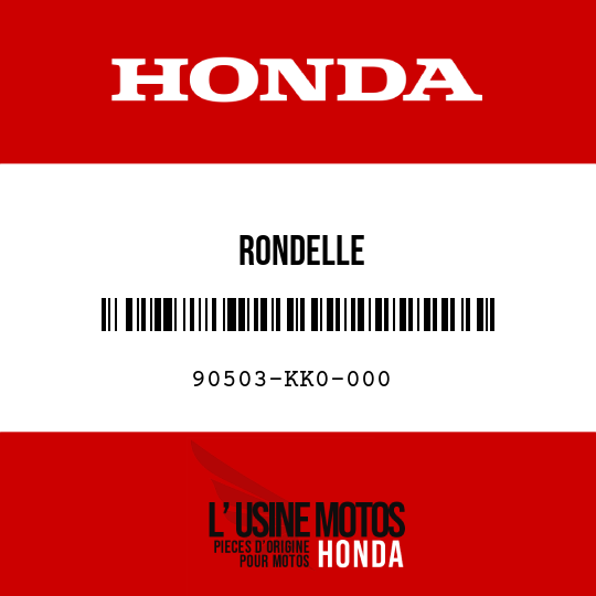 image de 90503-KK0-000 RONDELLE