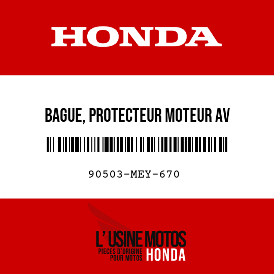 image de 90503-MEY-670 BAGUE, PROTECTEUR MOTEUR AV