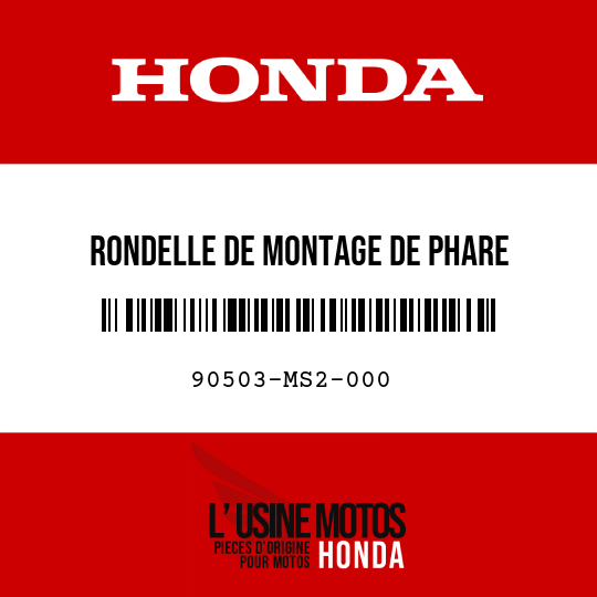 image de 90503-MS2-000 RONDELLE DE MONTAGE DE PHARE