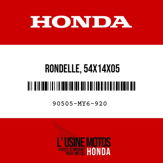 image de 90505-MY6-920 RONDELLE, 54X14X05