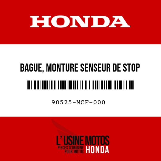 image de 90525-MCF-000 BAGUE, MONTURE SENSEUR DE STOP