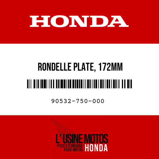 image de 90532-750-000 RONDELLE PLATE, 172MM