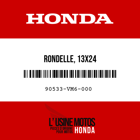 image de 90533-VM6-000 RONDELLE, 13X24