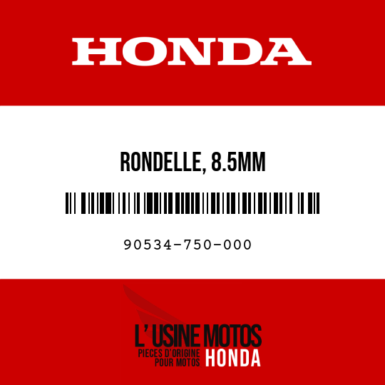 image de 90534-750-000 RONDELLE, 8.5MM