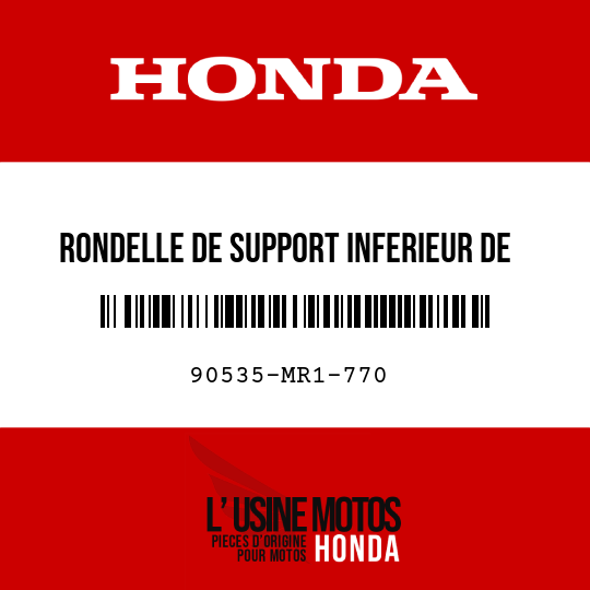 image de 90535-MR1-770 RONDELLE DE SUPPORT INFERIEUR DE POIGNEE