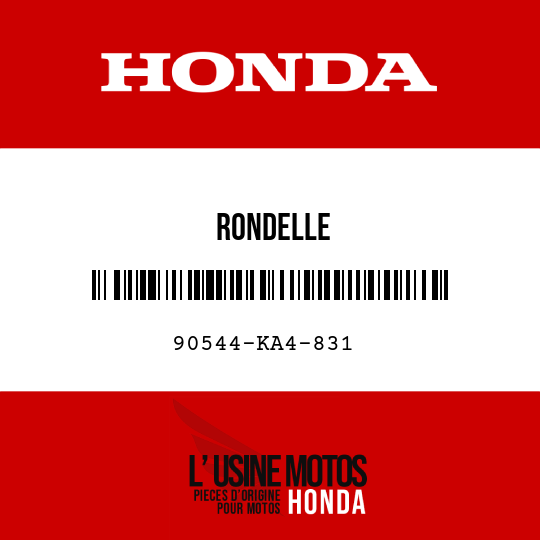 image de 90544-KA4-831 RONDELLE