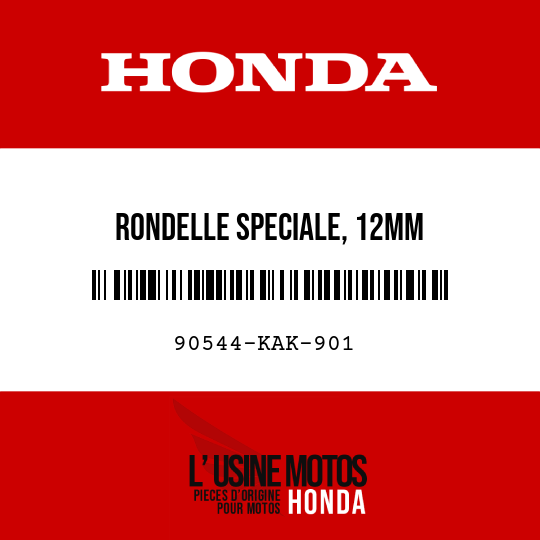 image de 90544-KAK-901 RONDELLE SPECIALE, 12MM