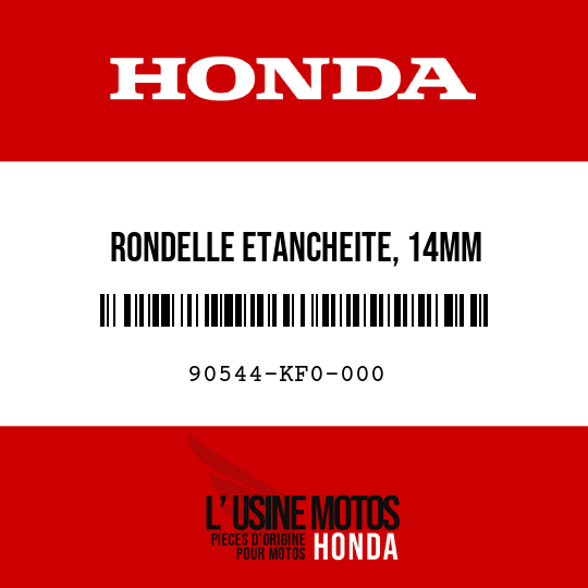 image de 90544-KF0-000 RONDELLE ETANCHEITE, 14MM