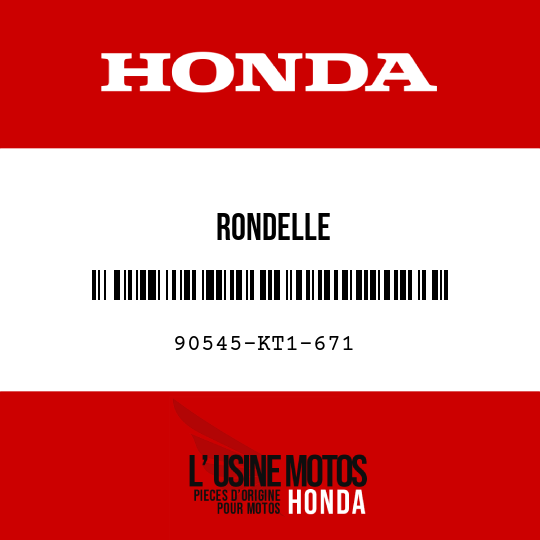 image de 90545-KT1-671 RONDELLE