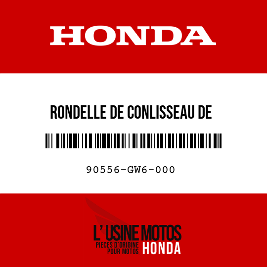 image de 90556-GW6-000 RONDELLE DE CONLISSEAU DE