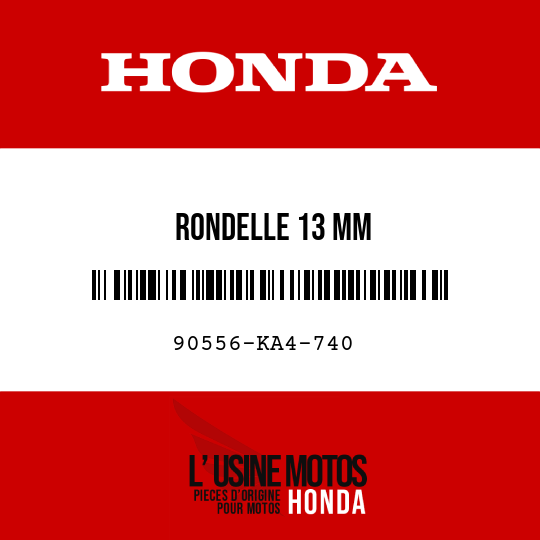 image de 90556-KA4-740 RONDELLE 13 MM