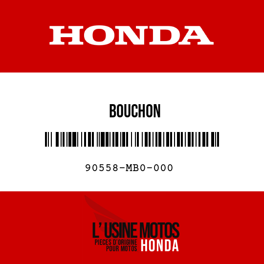 image de 90558-MB0-000 BOUCHON