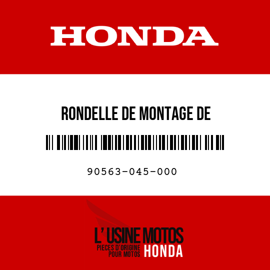 image de 90563-045-000 RONDELLE DE MONTAGE DE SUPPORTNUMERO