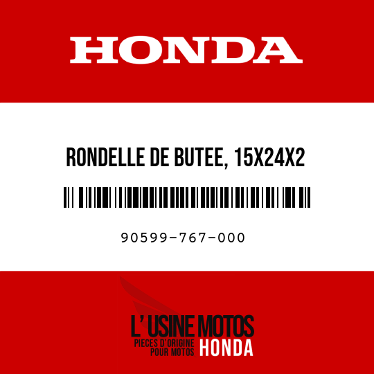 image de 90599-767-000 RONDELLE DE BUTEE, 15X24X2