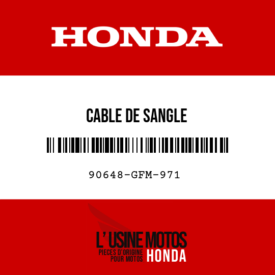image de 90648-GFM-971 CABLE DE SANGLE