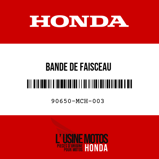 image de 90650-MCH-003 BANDE DE FAISCEAU