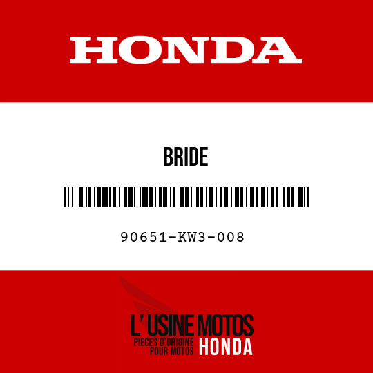 image de 90651-KW3-008 BRIDE