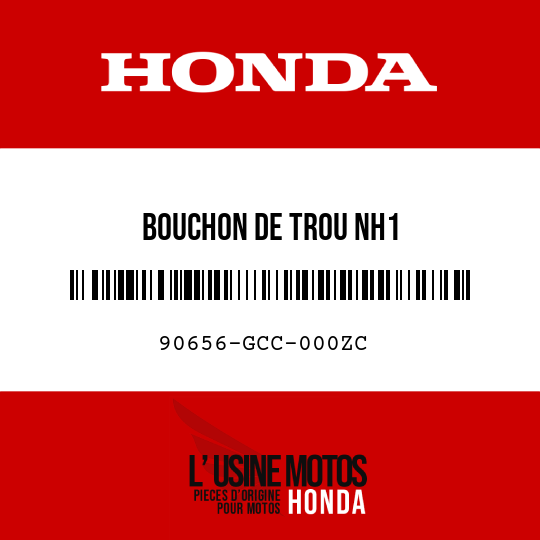 image de 90656-GCC-000ZC BOUCHON DE TROU NH1 