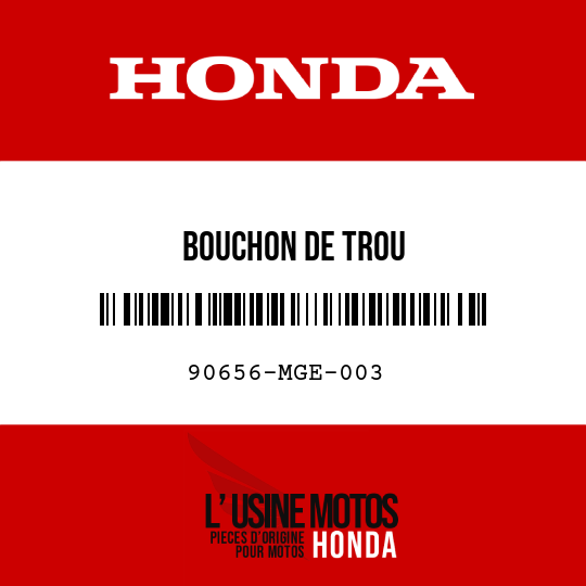 image de 90656-MGE-003 BOUCHON DE TROU