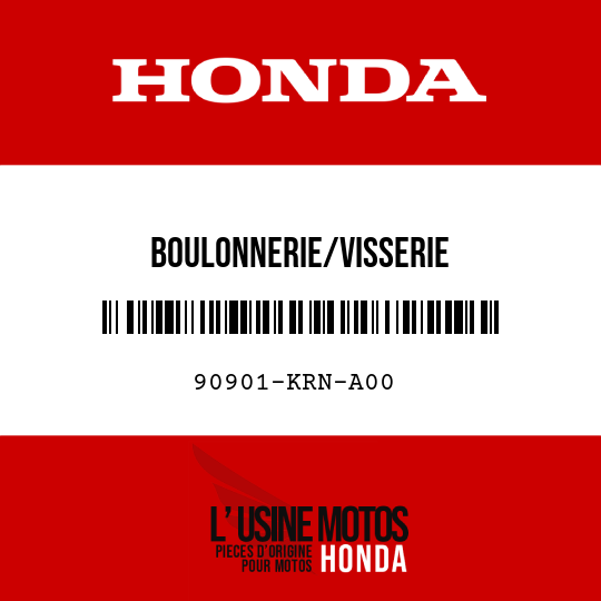image de 90901-KRN-A00 BOULONNERIE/VISSERIE