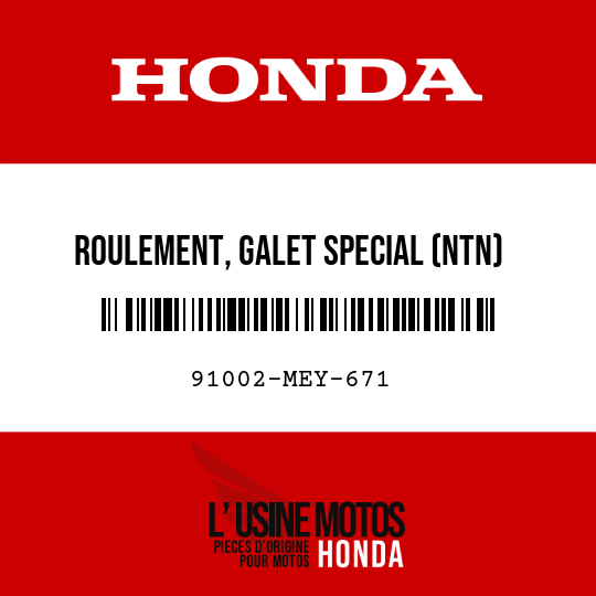 image de 91002-MEY-671 ROULEMENT, GALET SPECIAL (NTN)