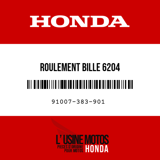 image de 91007-383-901 ROULEMENT BILLE 6204