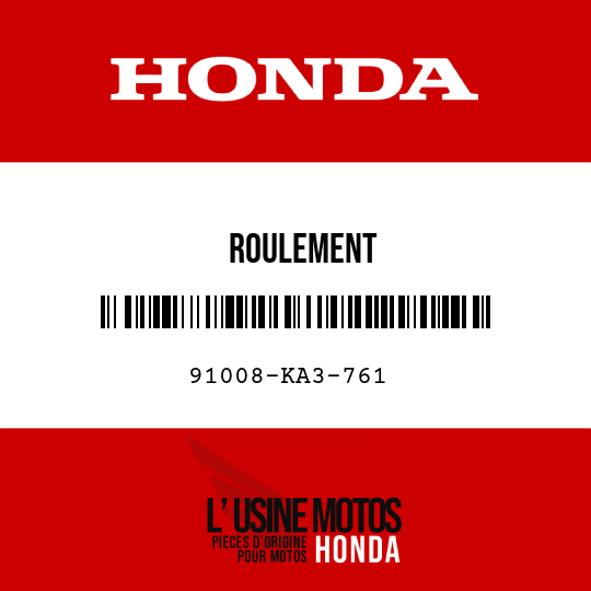 image de 91008-KA3-761 ROULEMENT