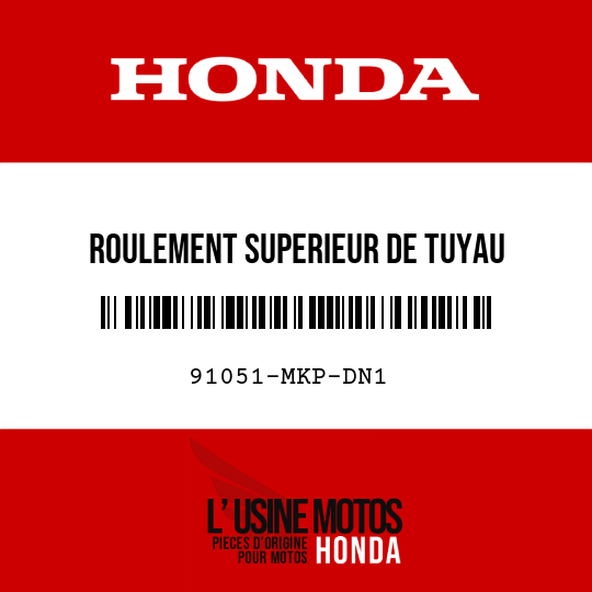 image de 91051-MKP-DN1 ROULEMENT SUPERIEUR DE TUYAU PRINCIPAL (FAG)