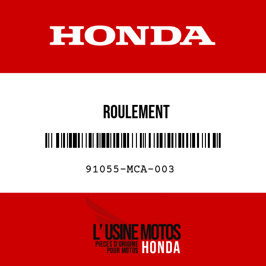 image de 91055-MCA-003 ROULEMENT