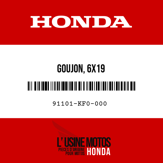 image de 91101-KF0-000 GOUJON, 6X19