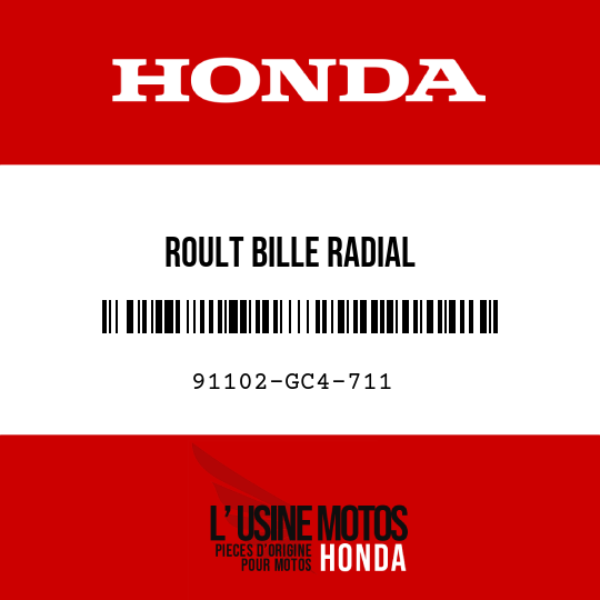 image de 91102-GC4-711 ROULT BILLE RADIAL