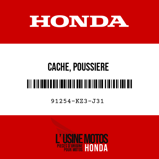 image de 91254-KZ3-J31 CACHE, POUSSIERE
