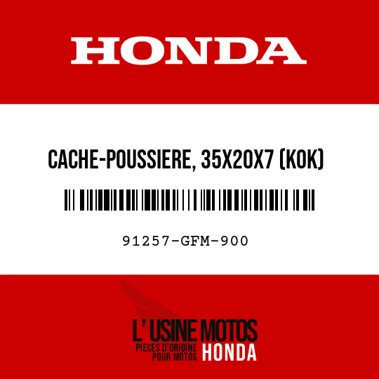 image de 91257-GFM-900 CACHE-POUSSIERE, 35X20X7 (KOK)
