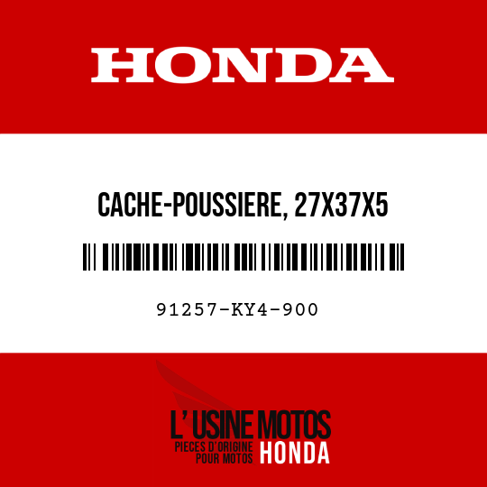 image de 91257-KY4-900 CACHE-POUSSIERE, 27X37X5