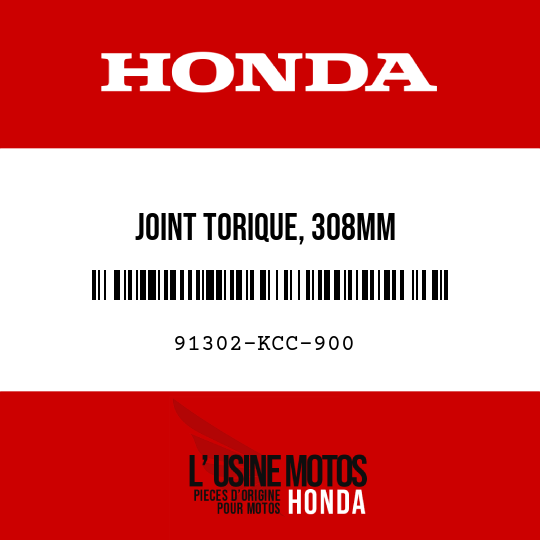 image de 91302-KCC-900 JOINT TORIQUE, 308MM