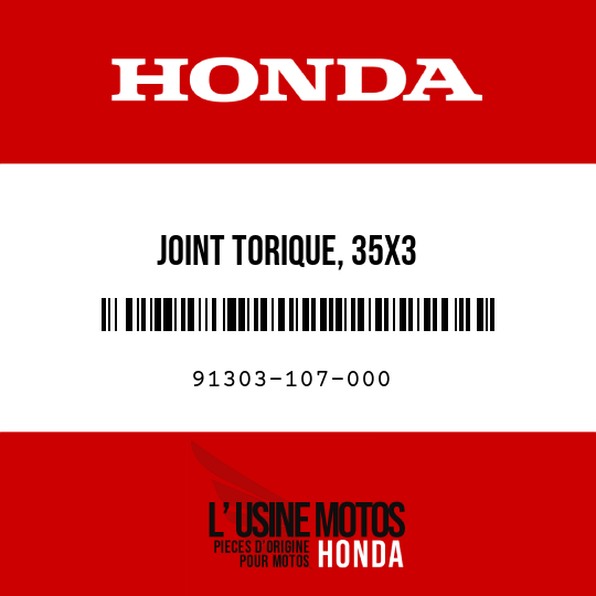 image de 91303-107-000 JOINT TORIQUE, 35X3