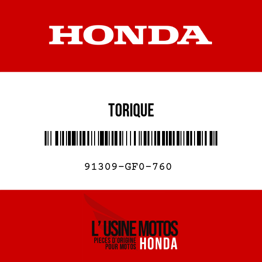 image de 91309-GF0-760 TORIQUE