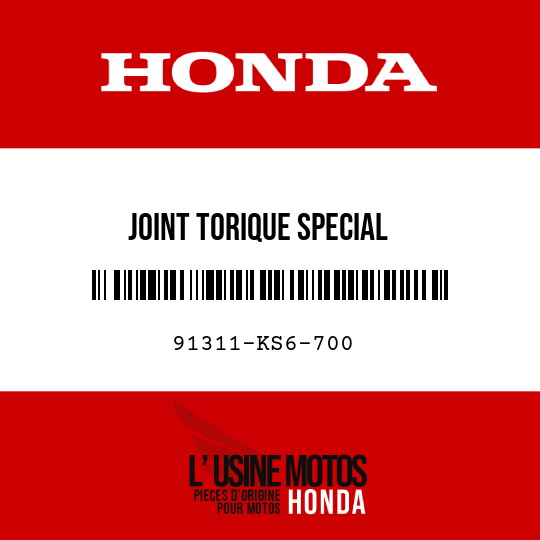 image de 91311-KS6-700 JOINT TORIQUE SPECIAL