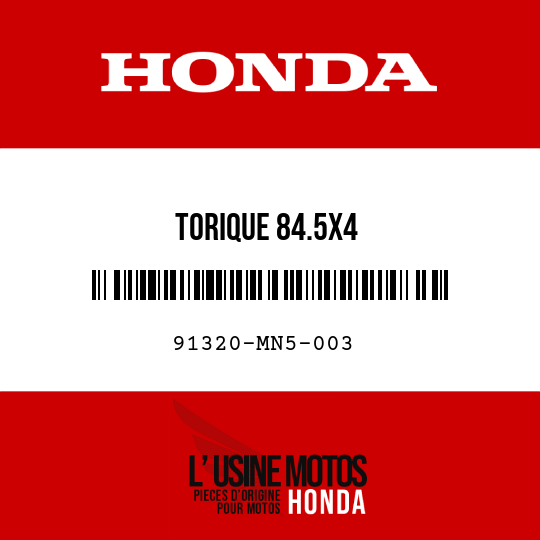image de 91320-MN5-003 TORIQUE 84.5X4