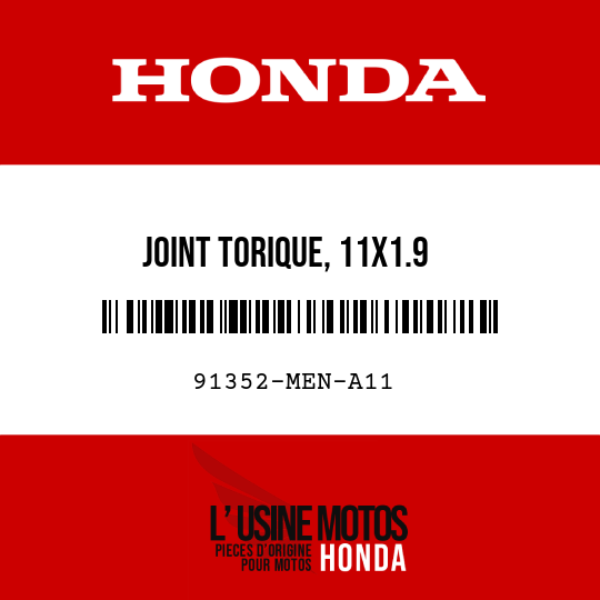 image de 91352-MEN-A11 JOINT TORIQUE, 11X1.9