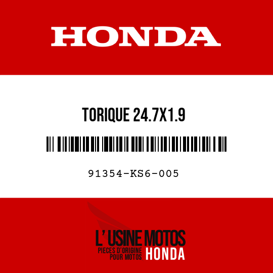 image de 91354-KS6-005 TORIQUE 24.7X1.9