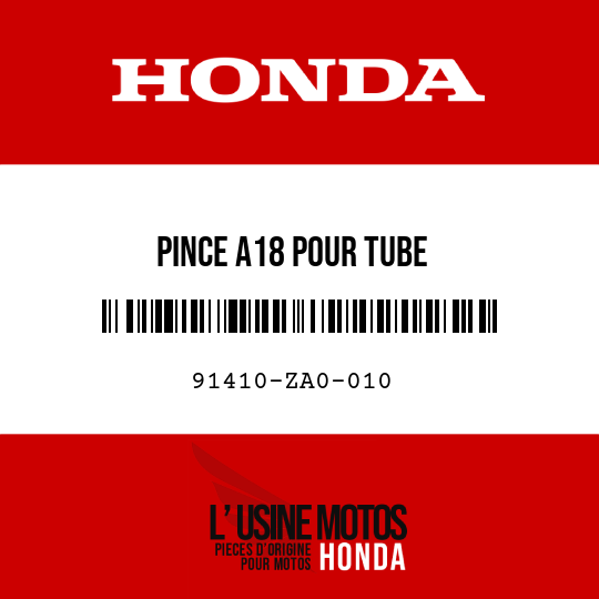image de 91410-ZA0-010 PINCE A18 POUR TUBE