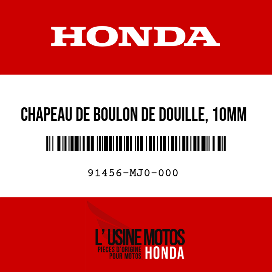 image de 91456-MJ0-000 CHAPEAU DE BOULON DE DOUILLE, 10MM