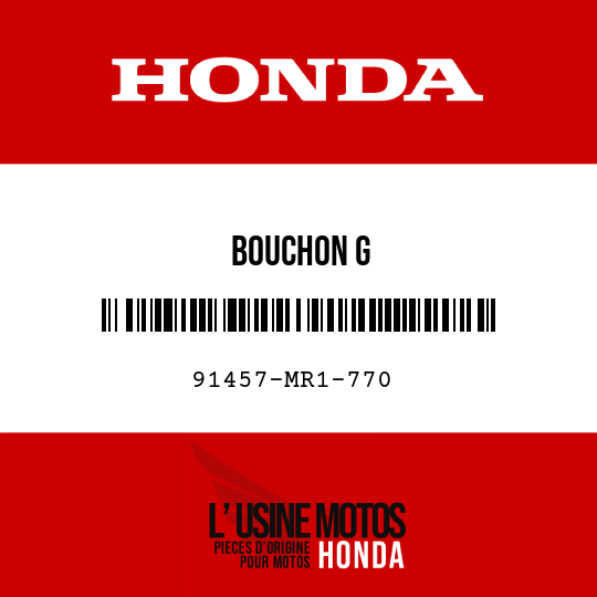 image de 91457-MR1-770 BOUCHON G