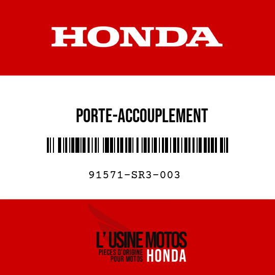 image de 91571-SR3-003 PORTE-ACCOUPLEMENT