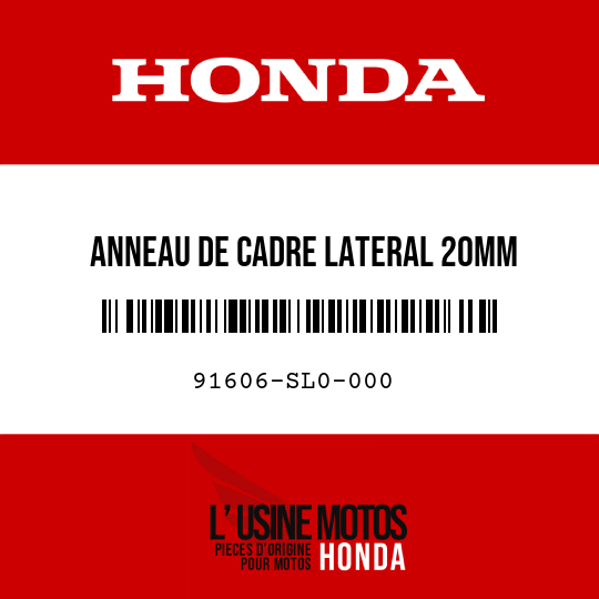 image de 91606-SL0-000 ANNEAU DE CADRE LATERAL 20MM