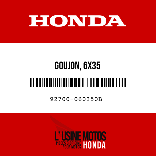 image de 92700-060350B GOUJON, 6X35