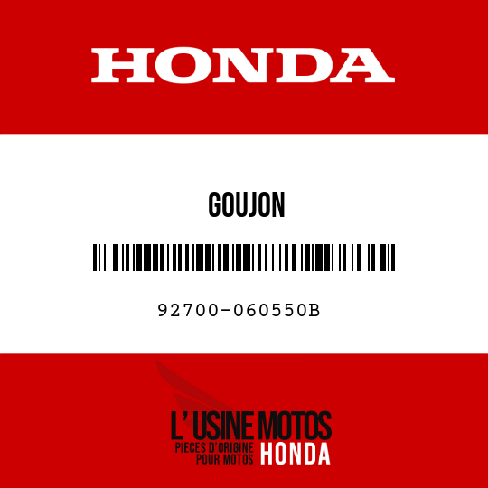 image de 92700-060550B GOUJON