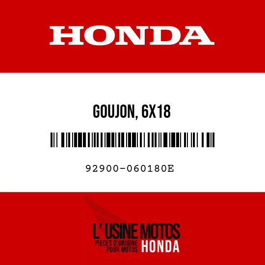 image de 92900-060180E GOUJON, 6X18